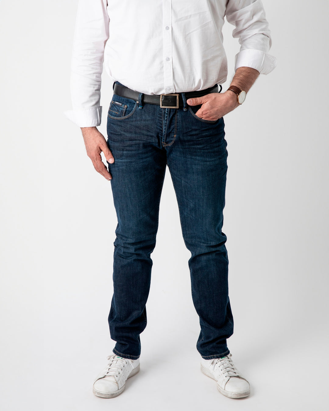 Le Beau Jean - jean homme Le Futé Dark Used - face