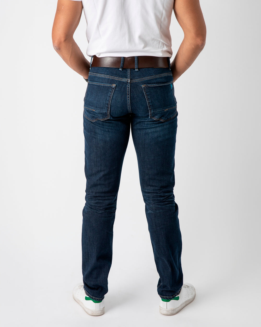 Le Beau Jean - jean homme Le Galbé Dark Used - dos