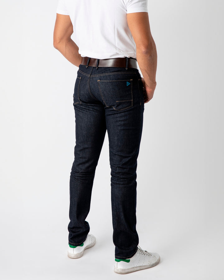 Le Beau Jean - jean homme Le Galbé Raw - 3/4 arrière