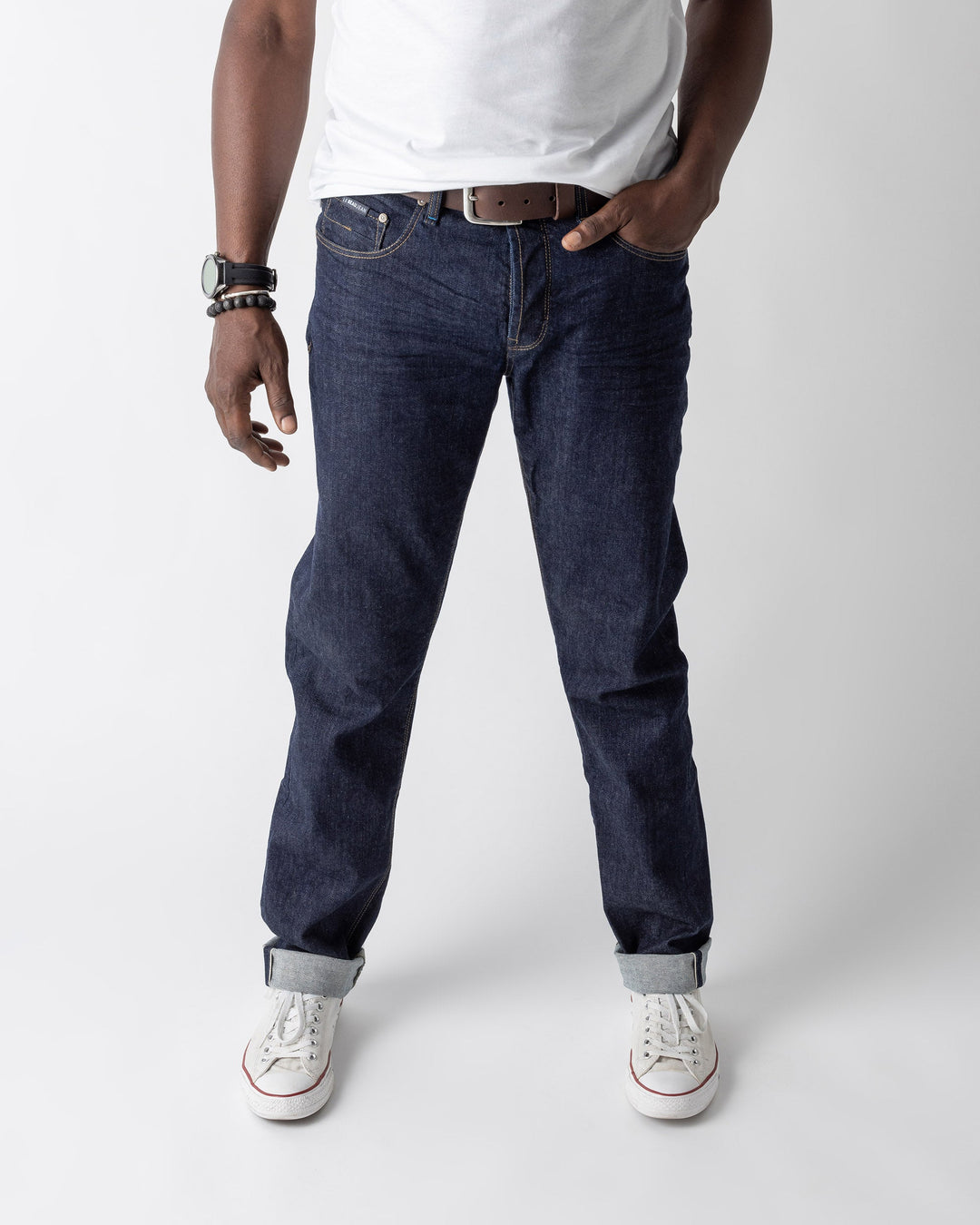 Le Beau Jean - Selvedge homme - Le Galbé - Raw / Brut