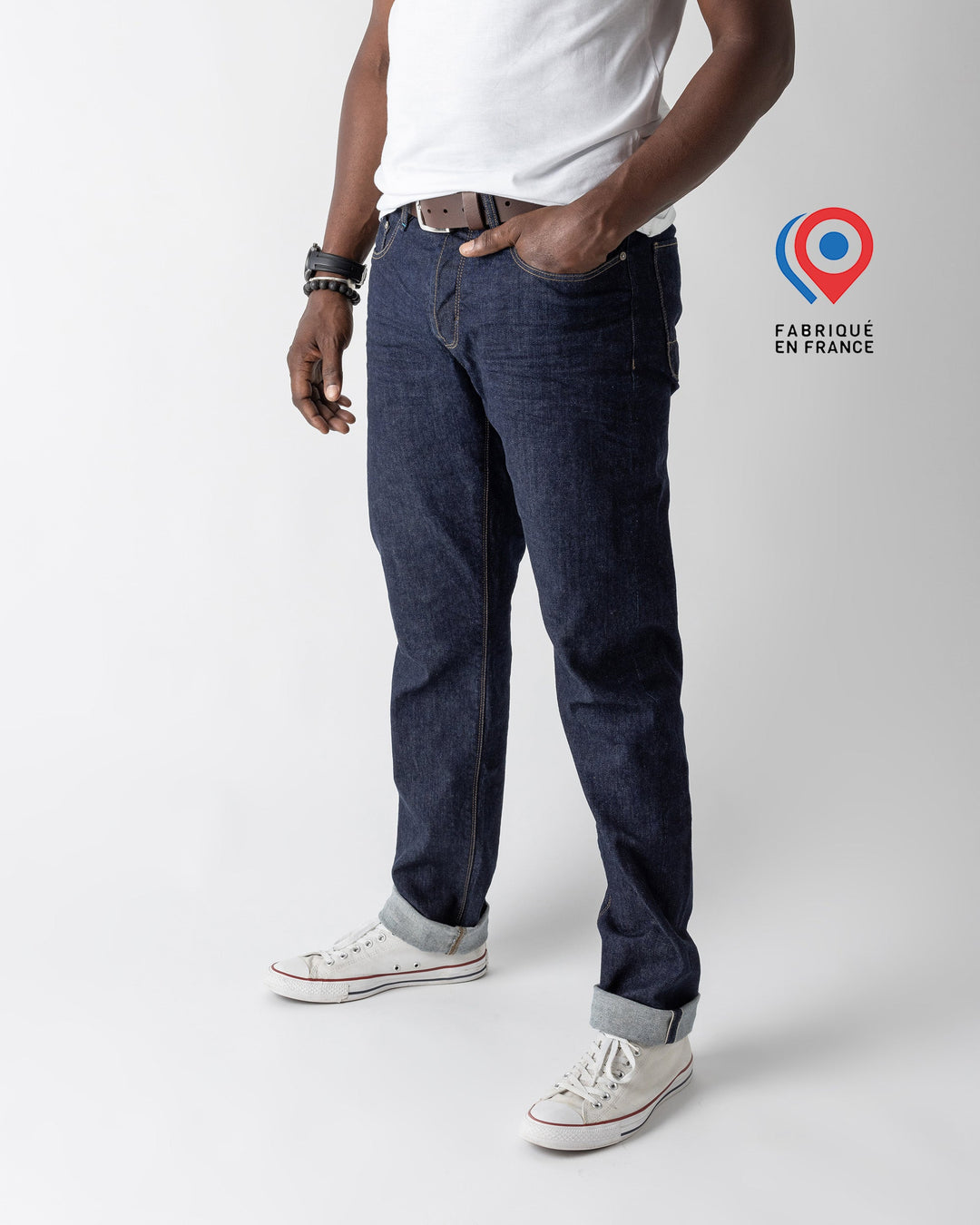 Le Beau Jean - Selvedge homme - Le Galbé - Raw / Brut