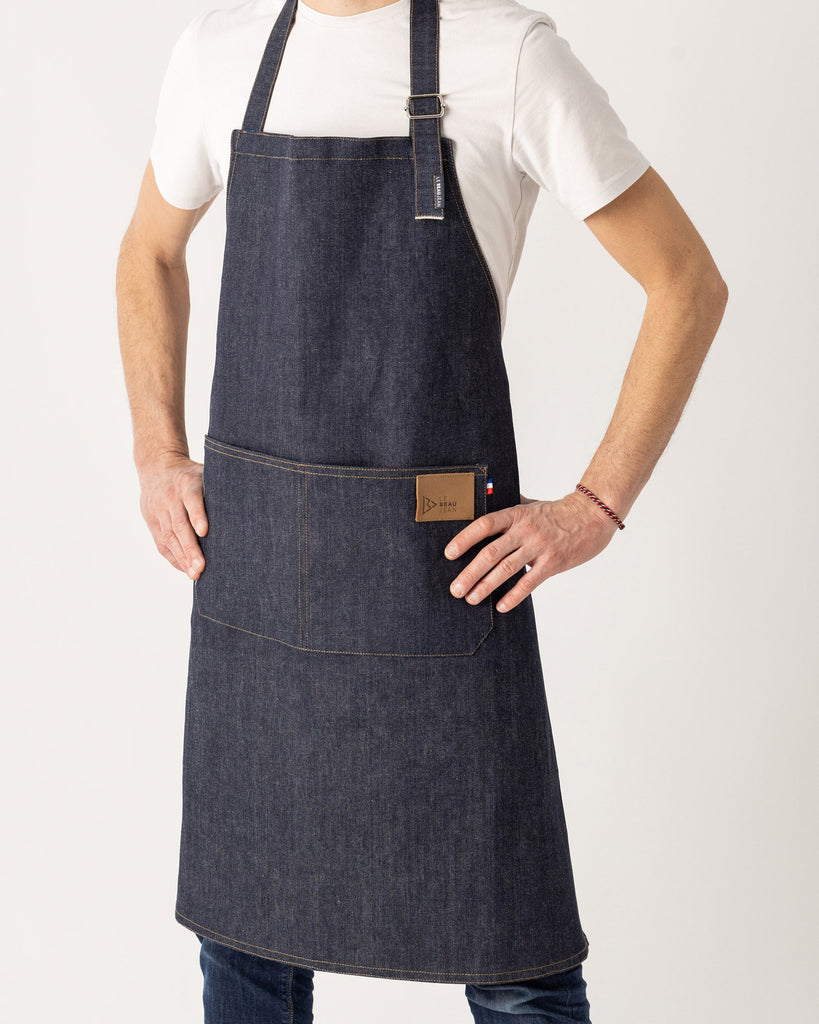 Tablier de cuisine personnalisable en Denim - Joty Tablier de cuisine personnalisable en Denim - Joty