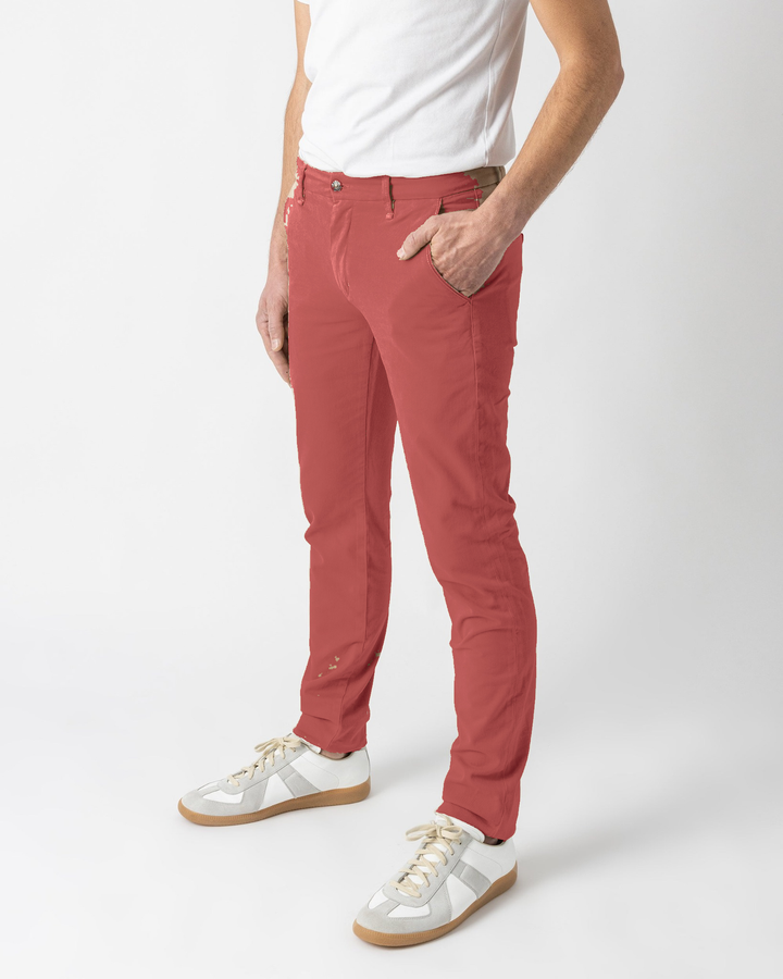 Chino homme - Le Futé - Brique