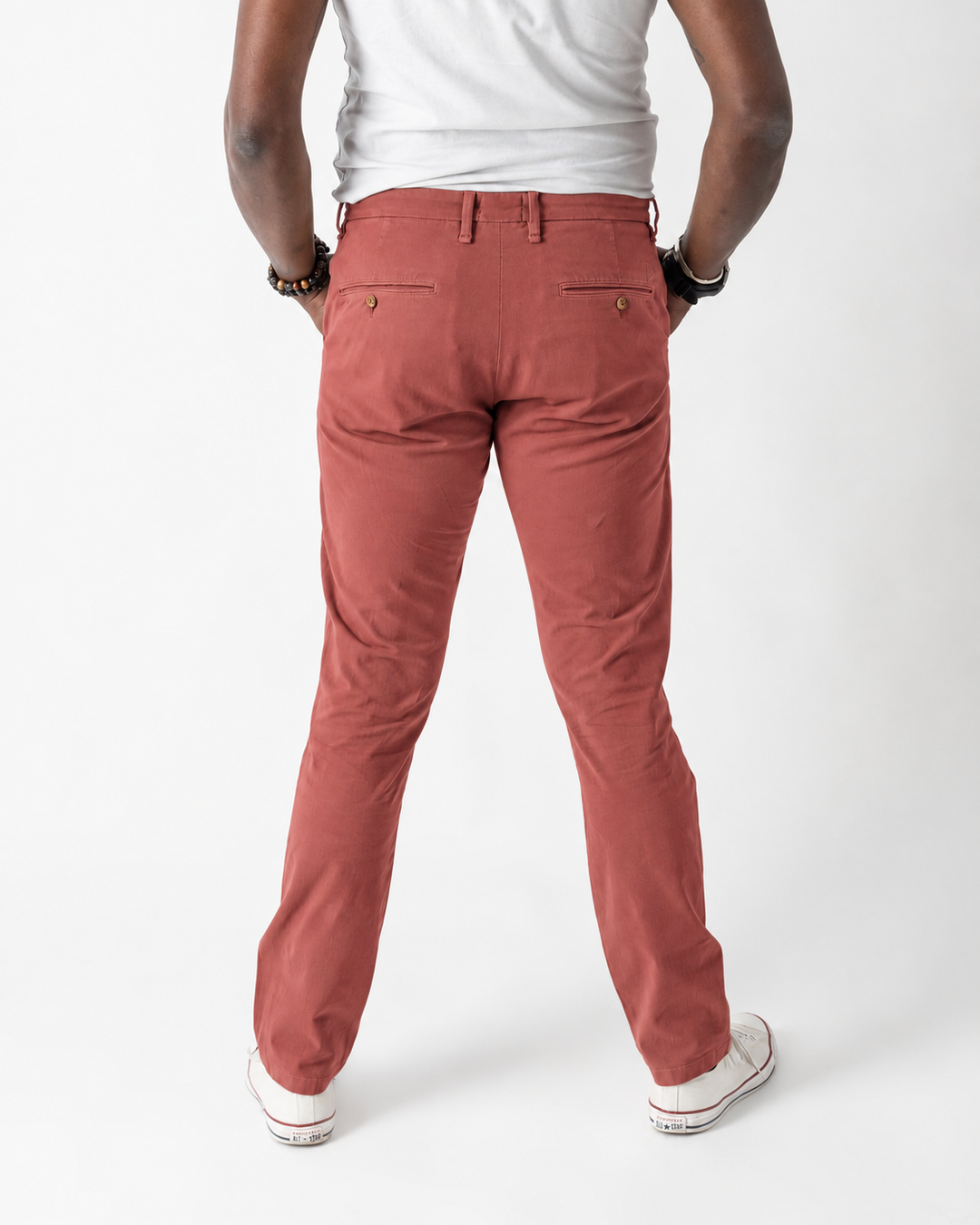 Chino homme - Le Galbé - Brique
