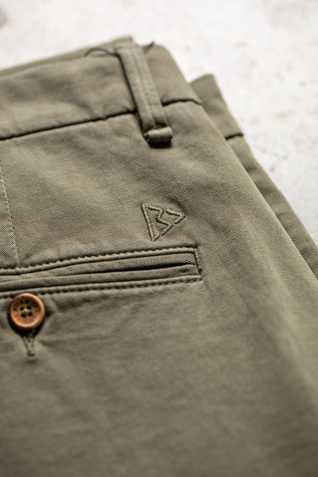 Le Beau Jean - Chino homme - Le Classique - Olive