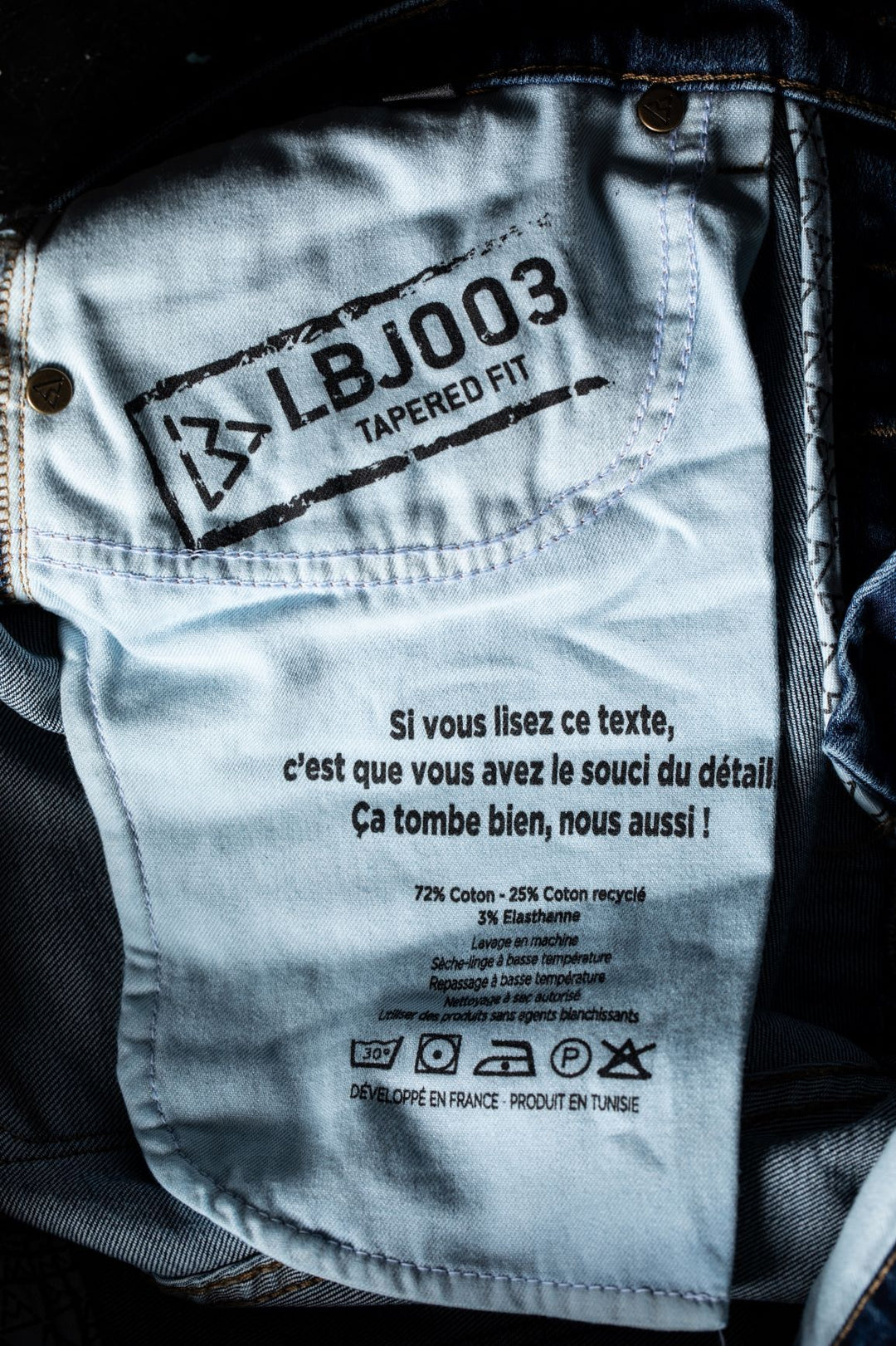 Le Beau Jean - Jean homme - Le Futé - Mid Blue / Bleu Clair