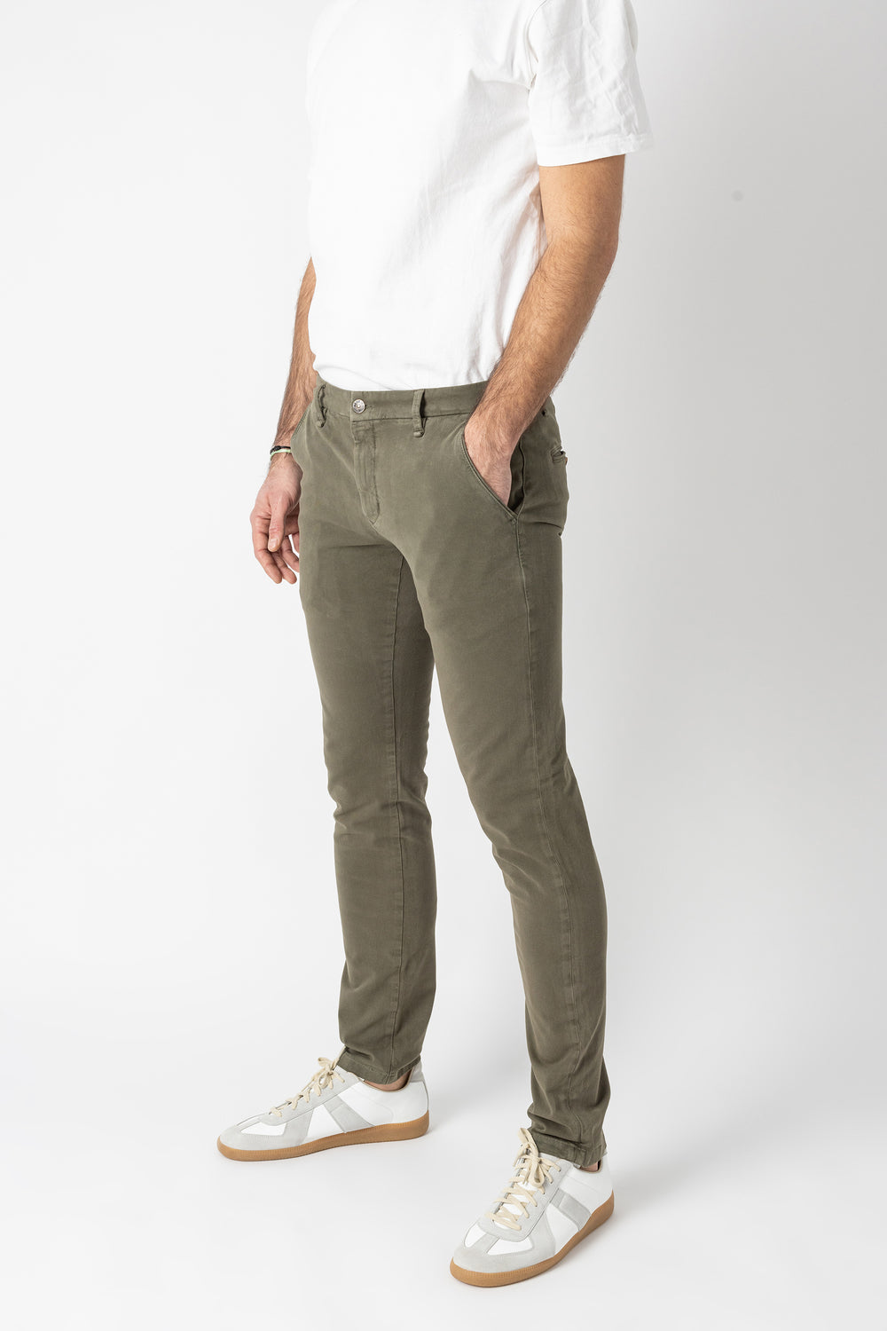 Le Beau Jean - Chino homme - Le Classique - Olive