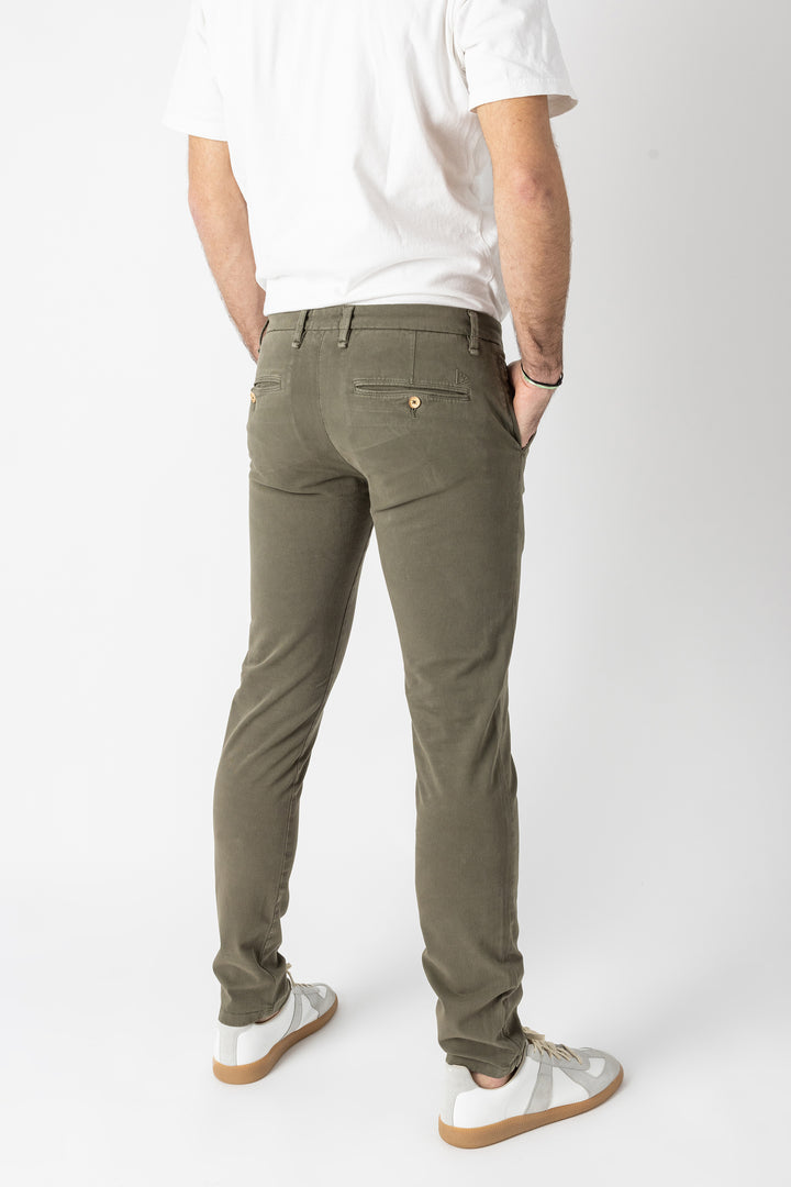 Le Beau Jean - Chino homme - Le Classique - Olive