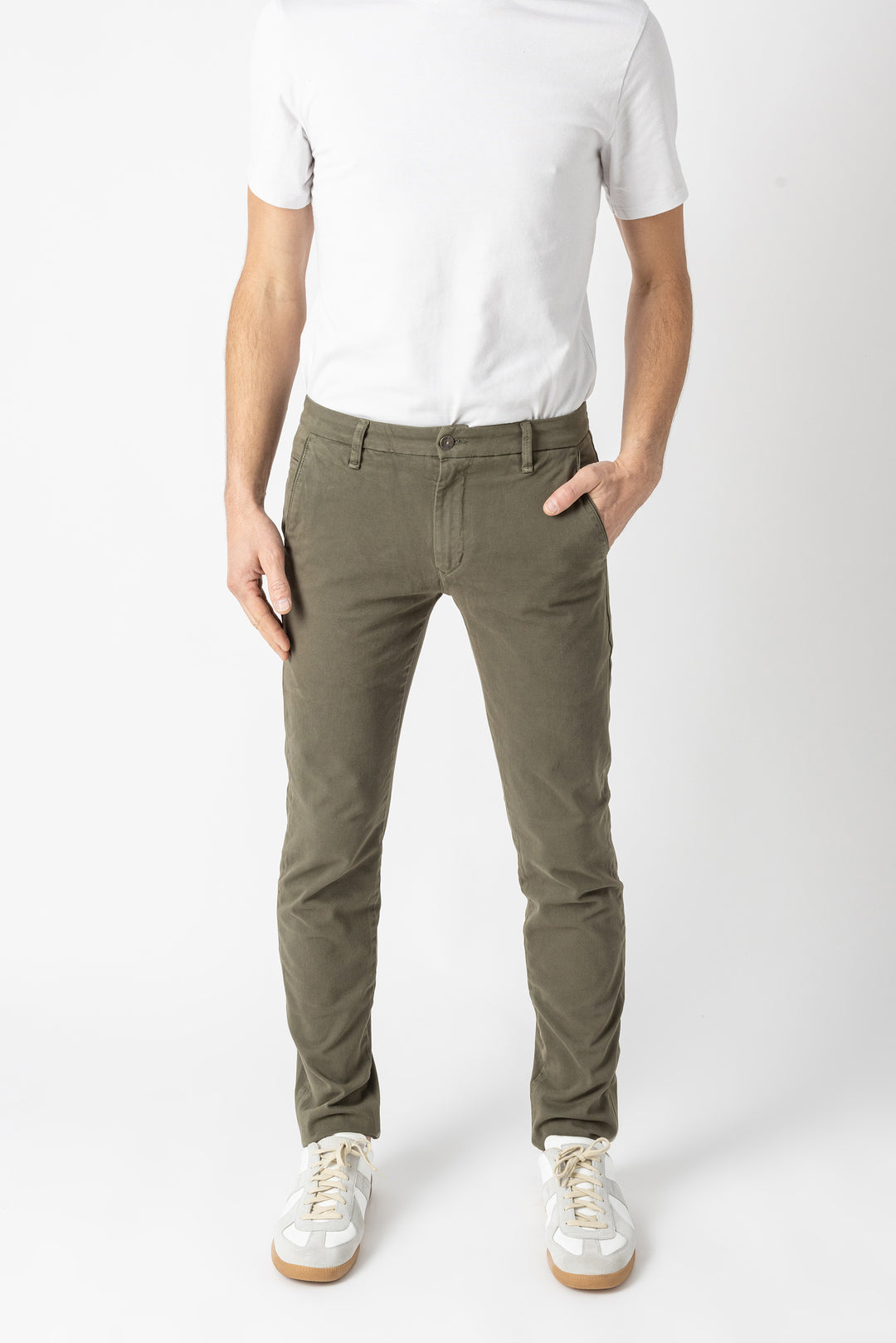 Le Beau Jean - Chino homme - Le Futé - Olive