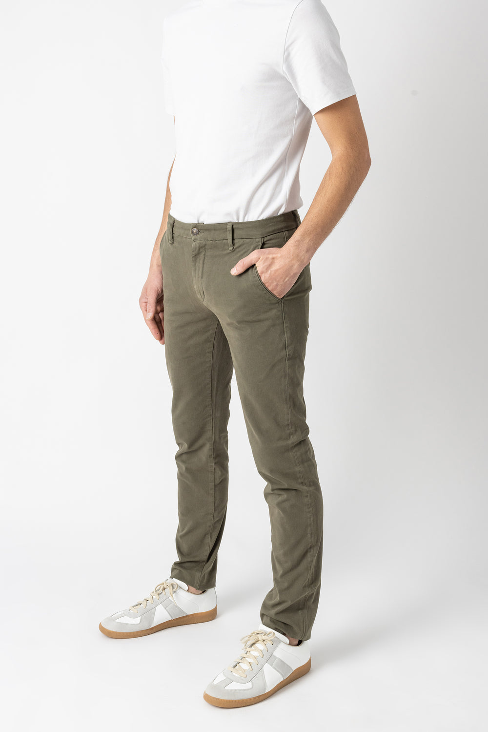 Le Beau Jean - Chino homme - Le Futé - Olive