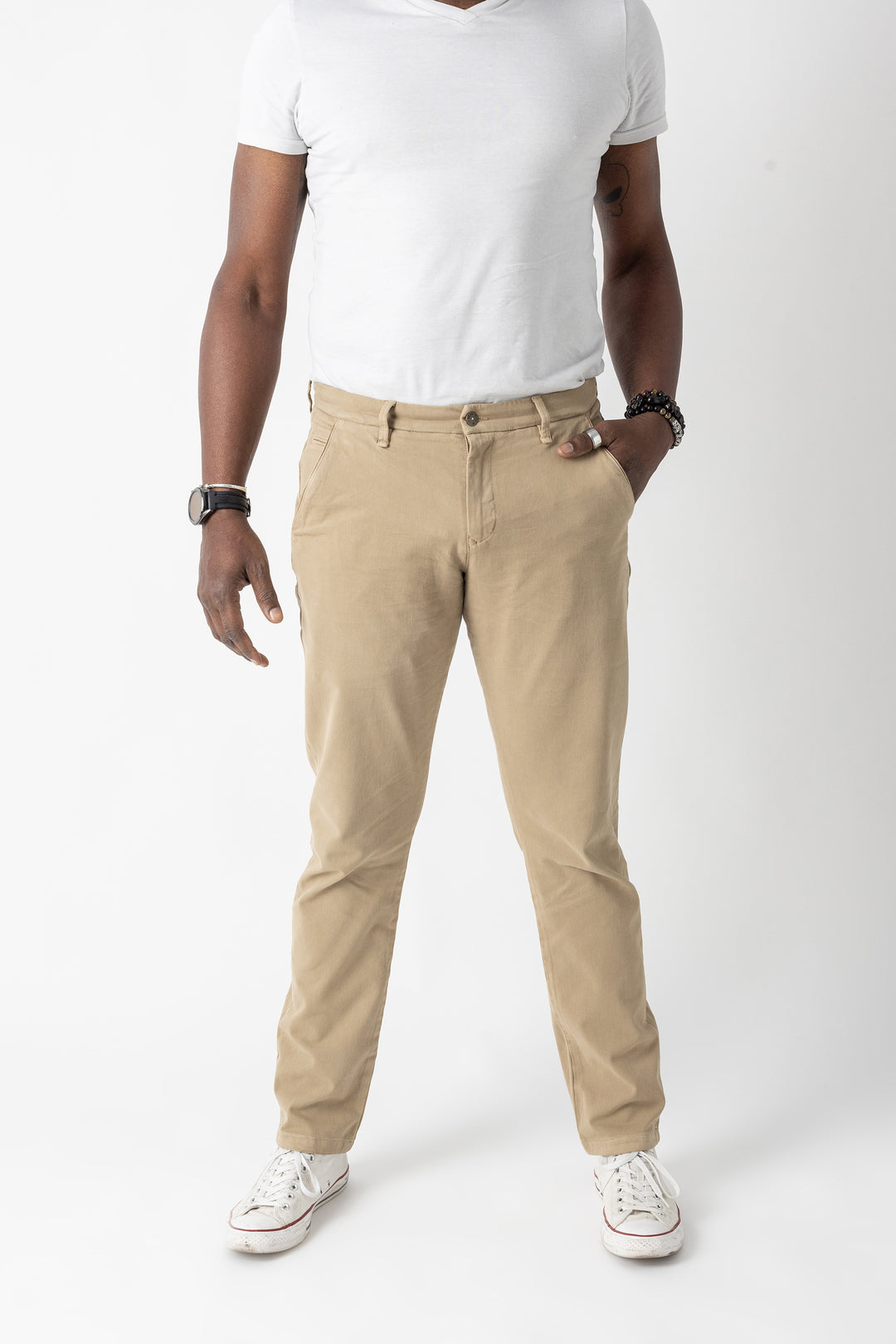 Le Beau Jean - Chino homme - Le Galbé - Beige