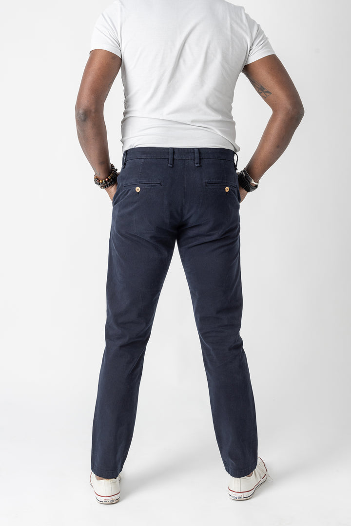 Le Beau Jean - Chino homme - Le Galbé - Marine